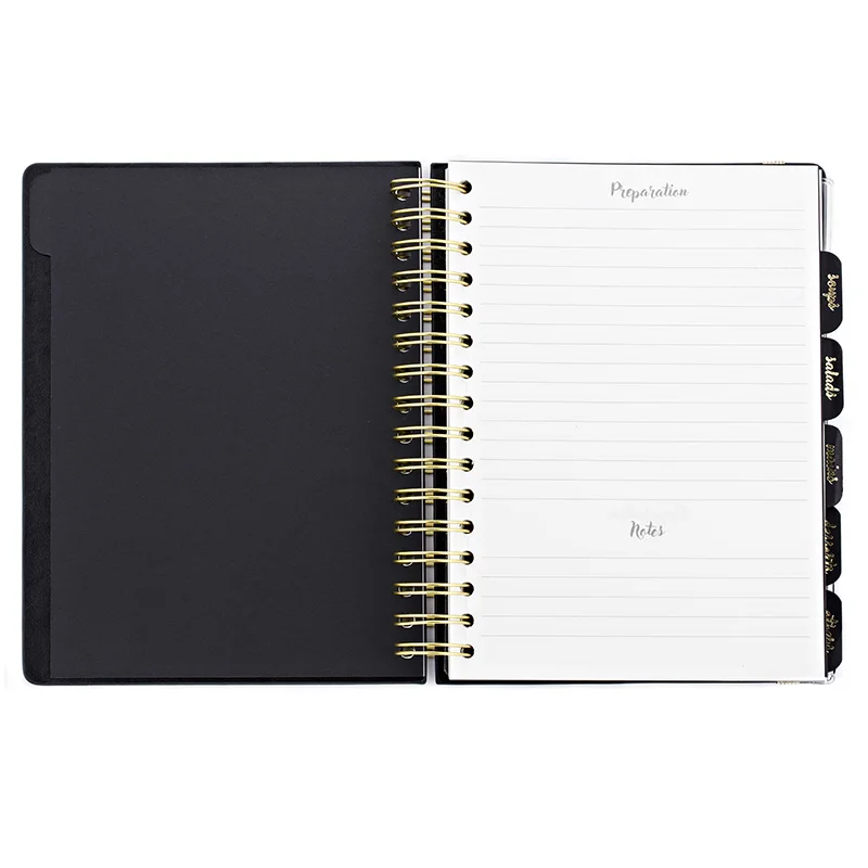 Flexy Cover Recipes& Notes Journal Wire-O Lined записная книжка для приготовления пищи