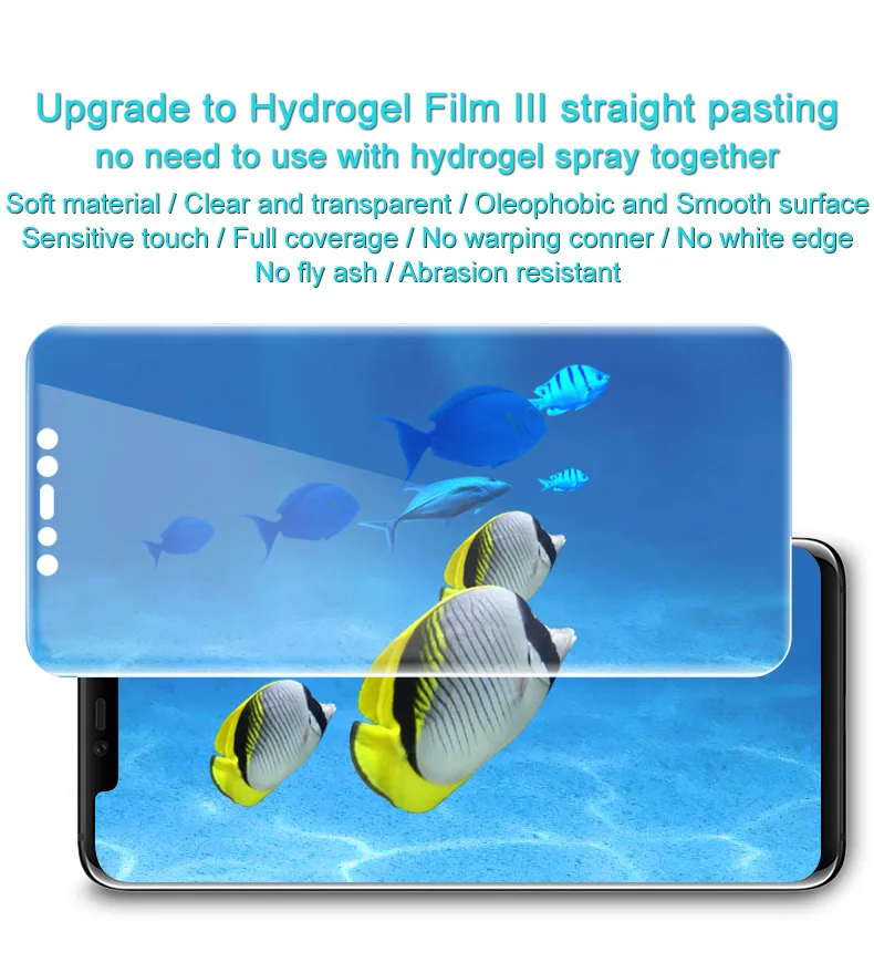 Защитная пленка для экрана huawei mate 20 Pro IMAK Hydrogel III для передней и задней панели 0,15 мм пленка из мягкого ТПУ для huawei mate 20 Pro без стекла