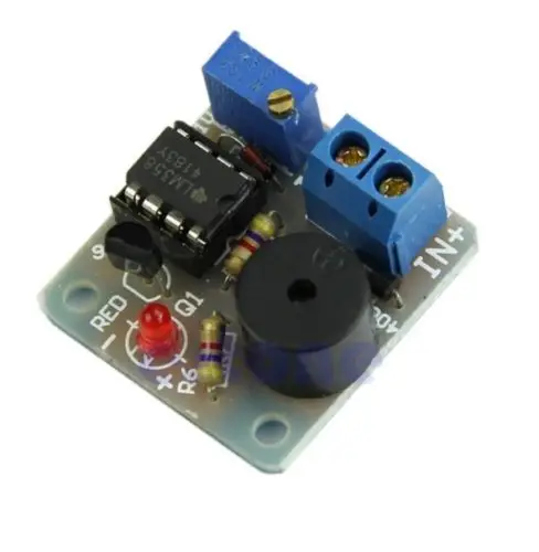 

12V New Accumulator Sound Light Alarm Buzzer Prevent Over Discharge Controller