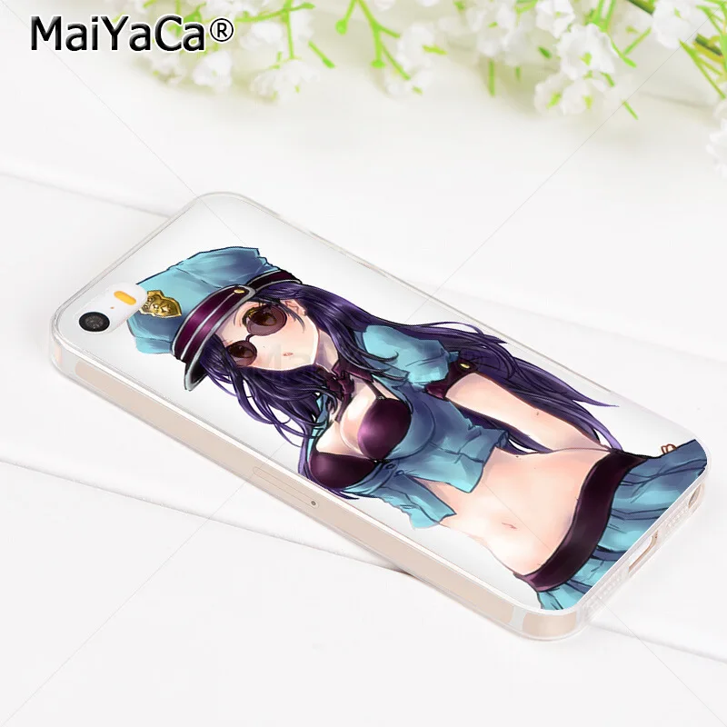 Чехол для телефона MaiYaCa Caitlyn League of Legends милый чехол iPhone 8 8plus 7 7plus 6 6S X 5 5S SE 11pro max |