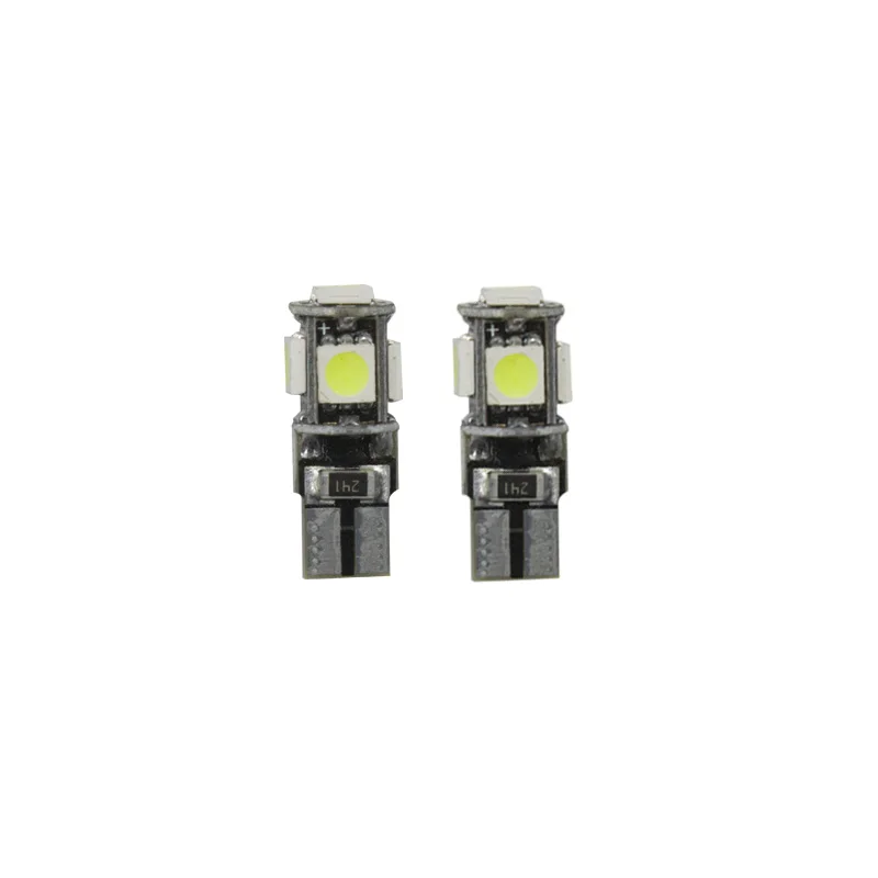 10X T10 5SMD CANBUS 5050 SMD W5W 194 светодиодная автомобильная лампа без ошибок