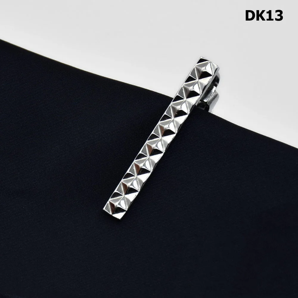 DK13 Мужские Бизнес короткие 4 см зажим для галстука галстук свадебные праздничные аксессуары на подарок RSTIE0321 - Окраска металла: DK13