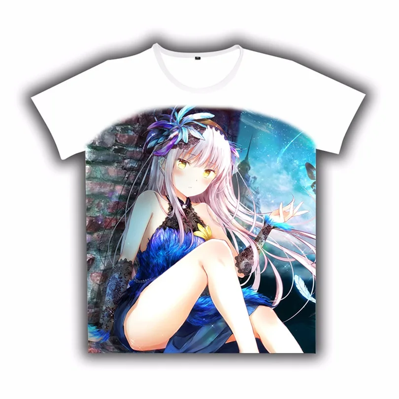 Футболка аниме Bang Dream! Принт милый Косплей короткий рукав белая футболка для женщин и мужчин повседневные студенческие летние спортивные топы индивидуальный подарок - Цвет: 21