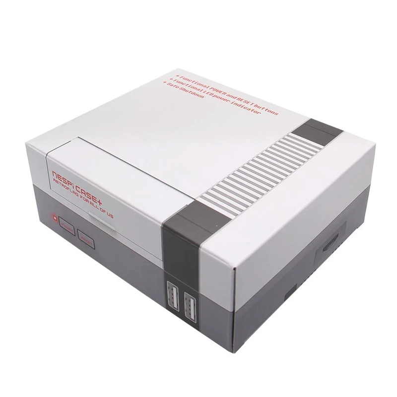 Новая версия RETROFLAG чехол NESPI+ для Raspberry Pi 3B+ 3B 2B с функциональным питанием и сбросом DYI игровая консоль