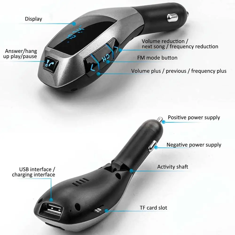 X5 Car Cigarette Lighter Calling FM Radio Transmitter MP3 Music Player | Автомобили и мотоциклы
