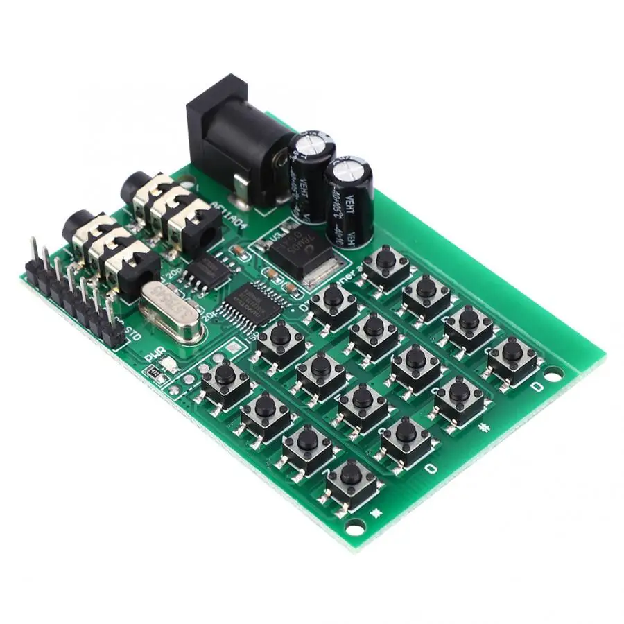 AE11A04 DTMF звуковой генератор модуль Плата передатчика с двойным кодом голоса 5 ~ 24 В