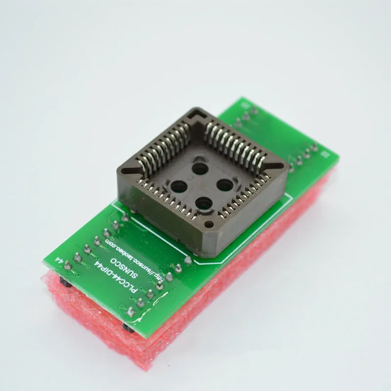 2pcs PLCC44 К DIP44 IC АДАПТЕР тестер с розеткой/PLCC44-DIP44 простой универсальный программатор IC адаптер/конвертер ИС/IC розетки