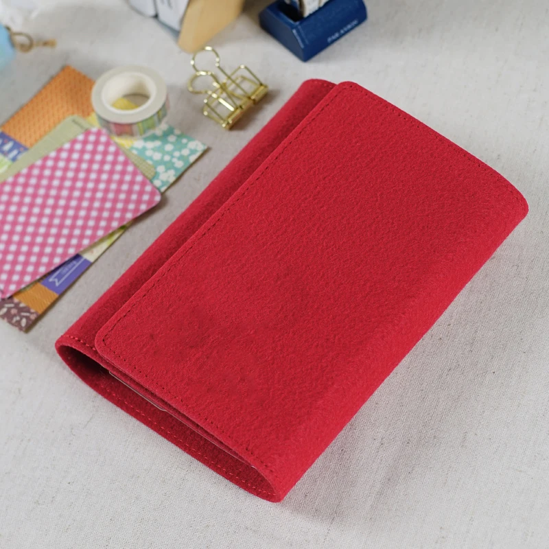 A5Leather Rope Felt Traveler Notebook Planners Creative DIY Travel Journal Notepads Sprial Recording Daily Memos Notebooks Gifts |