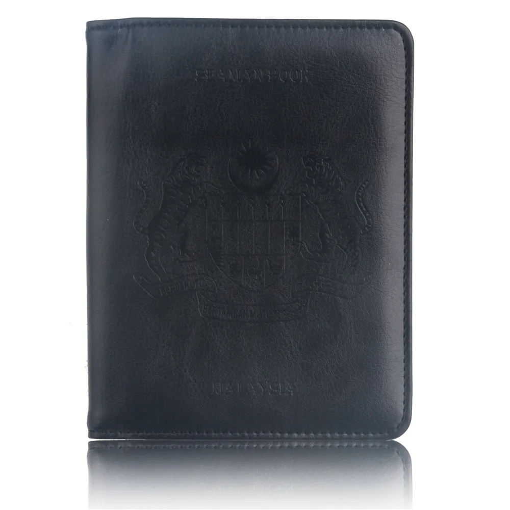 

RFID Card Case Leather Passport Cover ID Business Card Holder Travel Credit Wallet For Men Women Passport Holder Purse