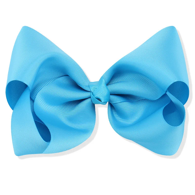 6&quot PartyKids Hair Accessory Girl Bows Large Rainbow Bow-knot Print Grosgrain Ribbon With Clip | Детская одежда и обувь