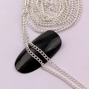 Цепочка для ногтей в стиле панк, 0,8  1 м, ширина 2 мм