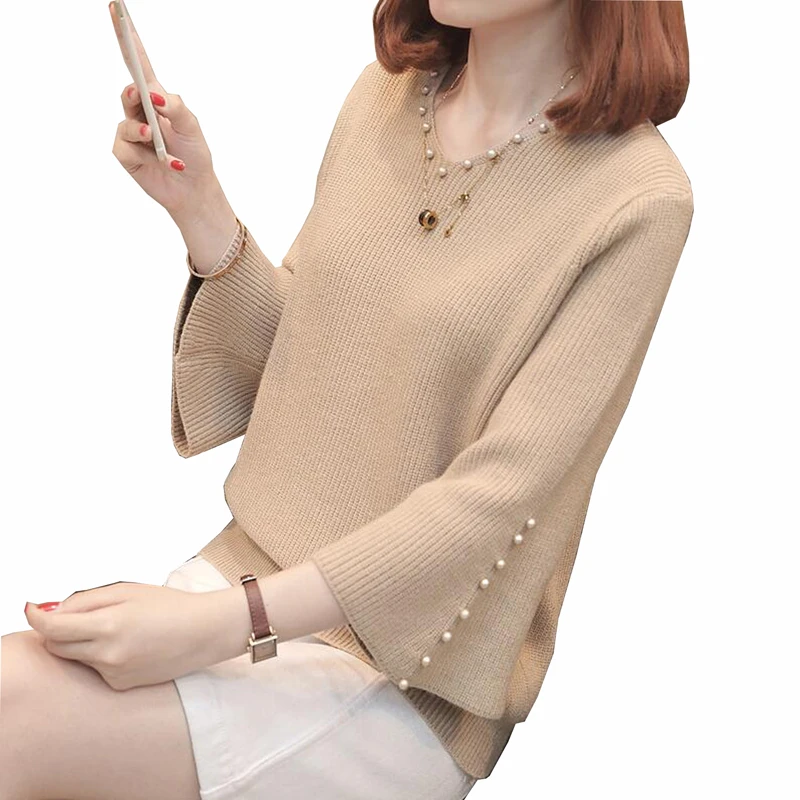 new Fashion women long sleeve v-neck thin sweater female all-match slim basic knitted shirt girls solid color pullover clothing | Женская