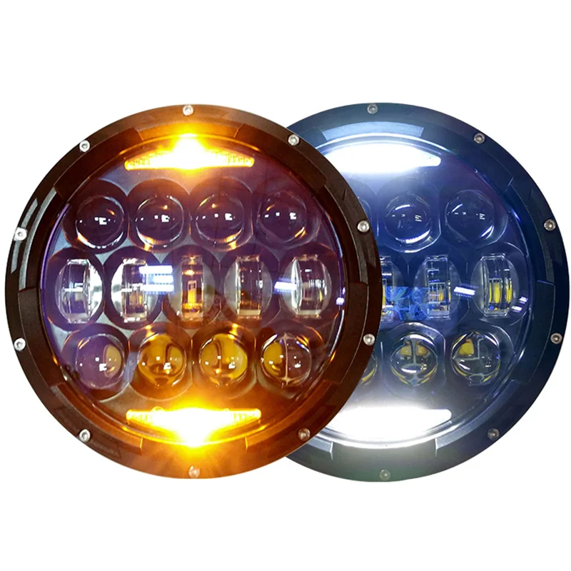 

FADUIES 7 дюймов круглый светодиодный фар 130 Вт 7 "круглый светодиодный налобный фонарь для Jeep Wrangler Hummer h1 h2 lada niva 4x4 грузовик Suzuki Samurai