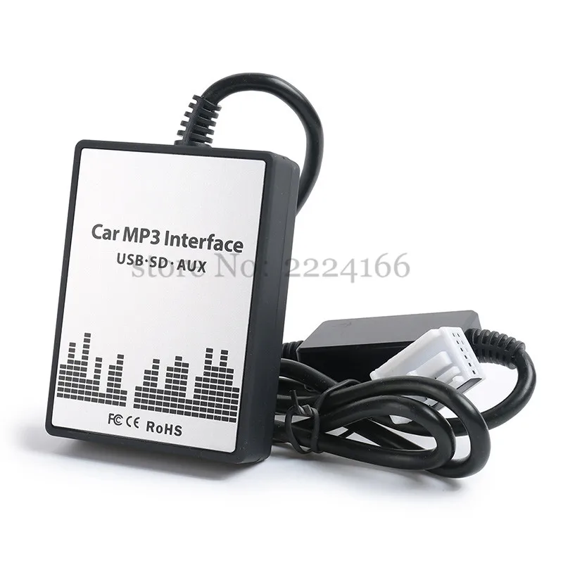 USB SD AUX Автомобильный MP3 музыкальный плеер адаптеры смена CD машины для Peugeot 207 307 607
