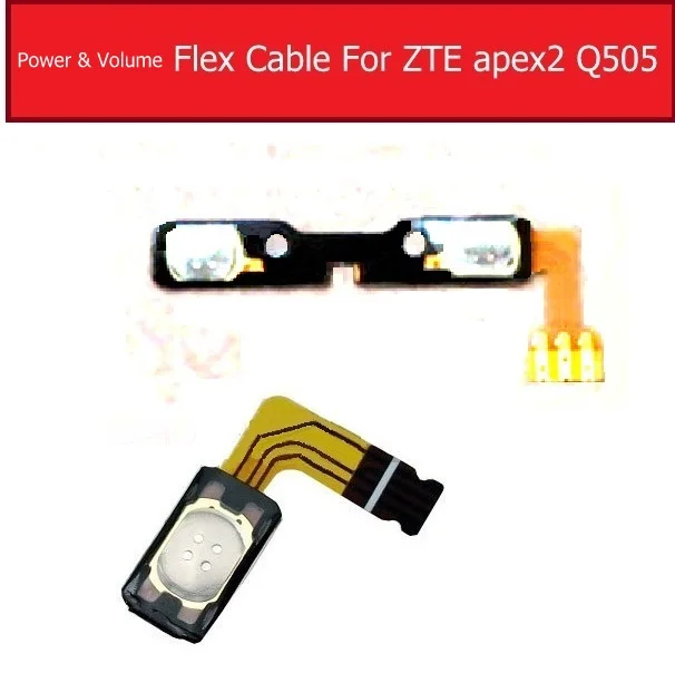 Подлинный гибкий кабель питания и громкости для кожаный чехол ZTE Blade Apex с