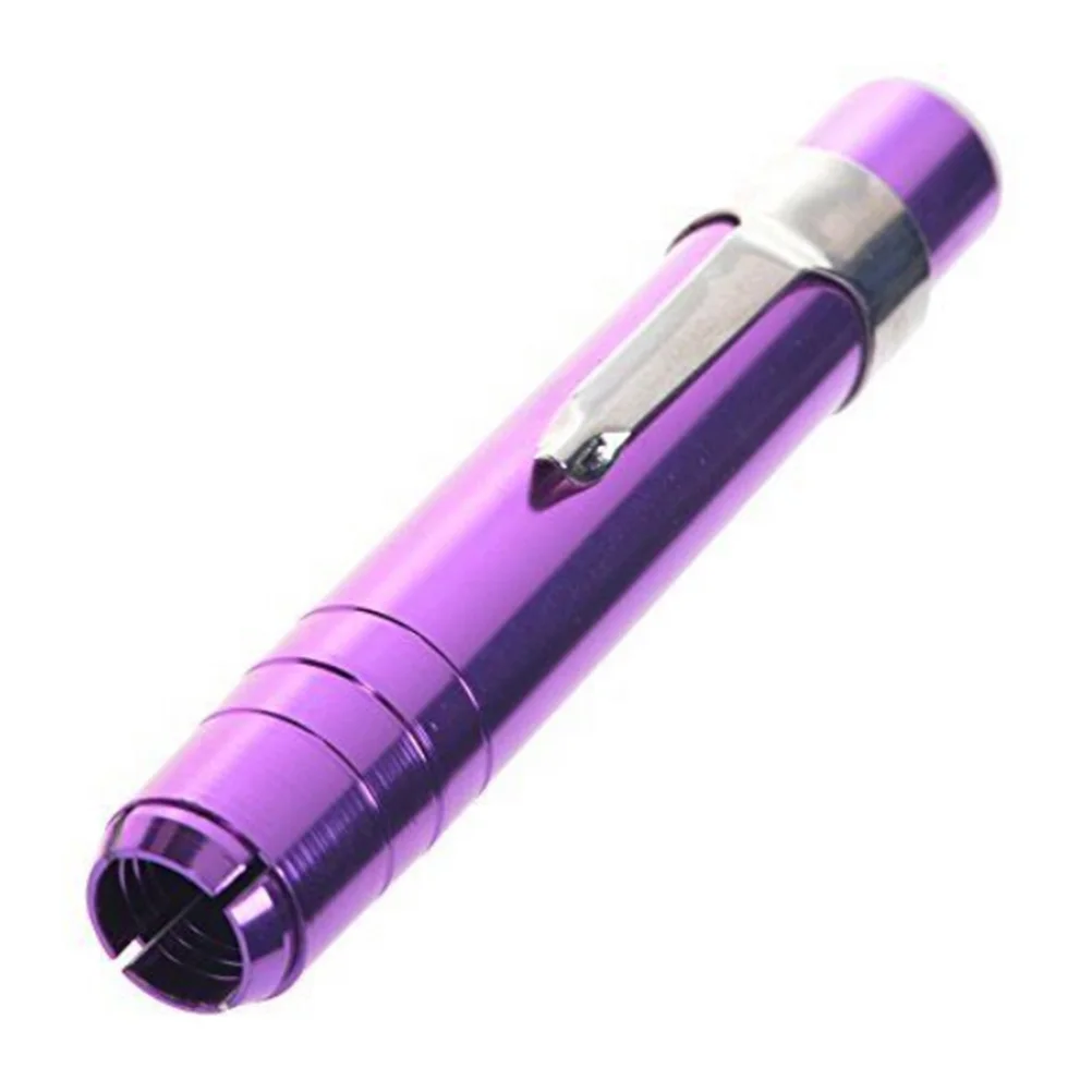 Purple 1 шт. алюминиевые держатели для мела ручка Porta Tiza зажим для мела не для очистки от пыли обучение на доске - Цвет: Purple
