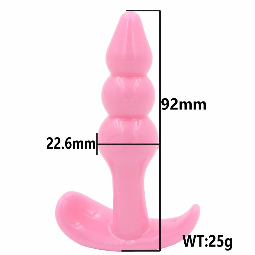 YEMA 5 PCS/Set Pink Silicone Portable Anal Plug Prostate Massagers &amp Powerful Vibrator G spot Stimulate Sex toys for Women Men | Красота и