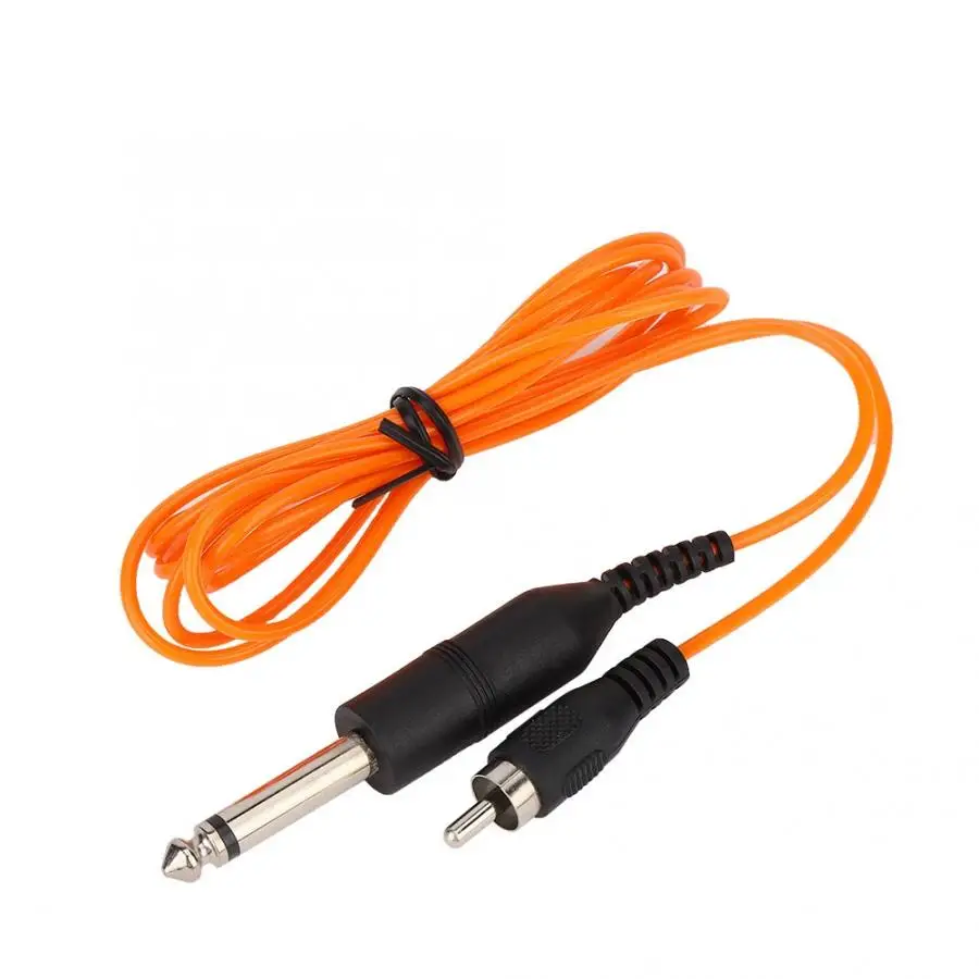 Ultra-fine Tattoo Machine Hook Line RCA Interface Straight Plug Durable Clip Cord Wire Microblading Power Supply | Красота и здоровье