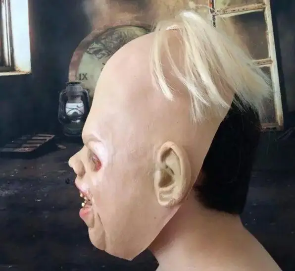 Страшно Одноглазый монстр вечерние маска Страшные маски взрослых полный уход за