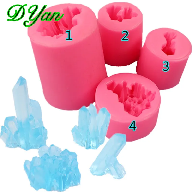 

3D Iceberg Silicone Fondant Mold Crystal Icicle Mold Chocolate Mold Cake Decoration DIY Tool A1872-1875