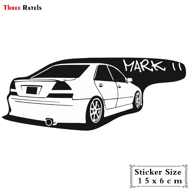 Three Ratels TRL655# 15x7см for toyota Mark II для тойоты марк 2 полноцветные наклейки на авто машину