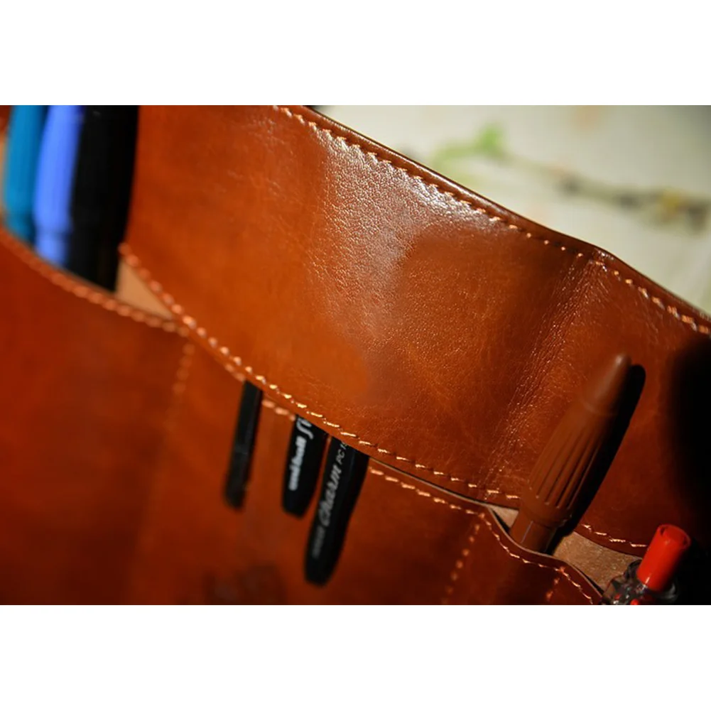 Ретро PU кожаное перо карандаш карты телефонные чехлы держатель макияж