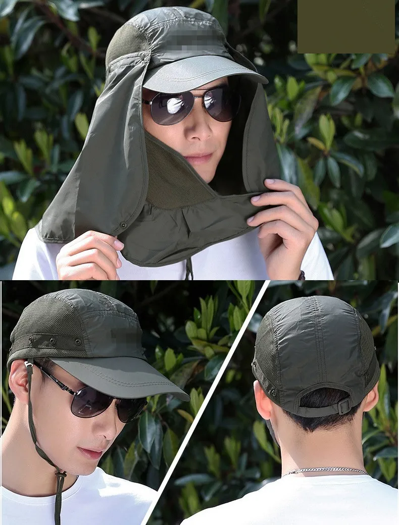 Наружная Женская шляпа с козырьком для походов и кемпинга защита от УФ лучей лица