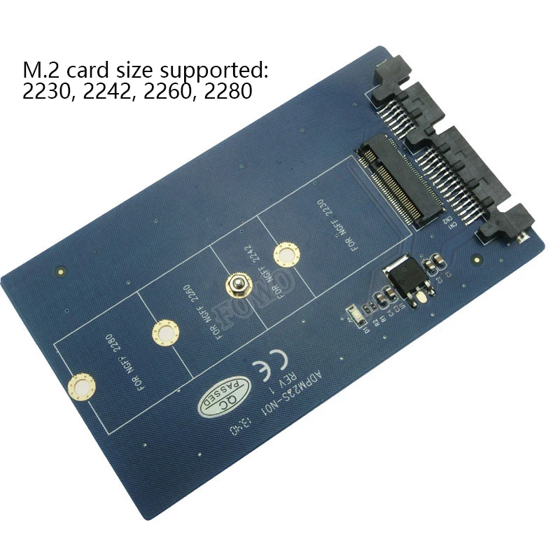 M.2 NGFF SSD для SATA 2 5 &quot7 + 15 22 Pin конвертер адаптер карта 2230 2242 2260 2280 карты|ngff m.2|2 satasata card