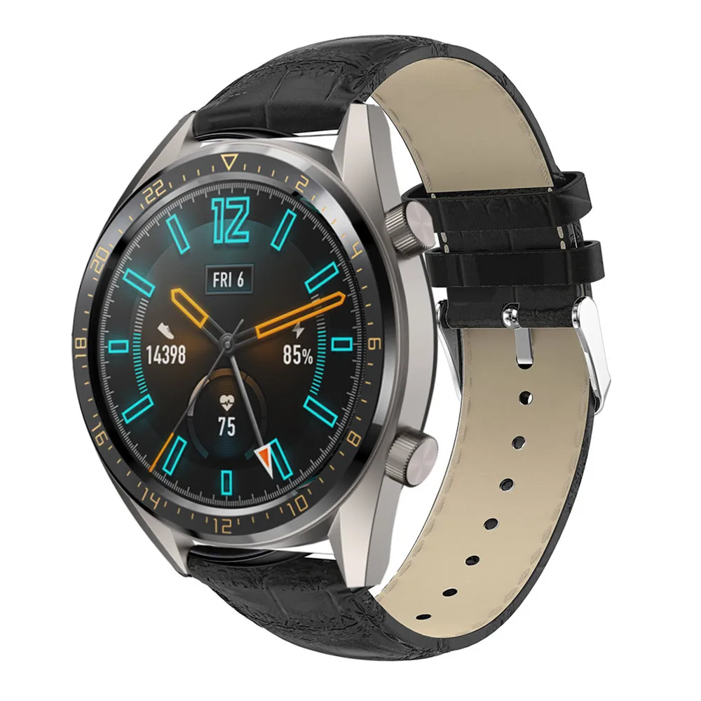 22 мм сменный ремешок для huawei Watch GT ремешок кожаный ремешок для samsung gear S3 Frontier/классический ремешок для часов браслет
