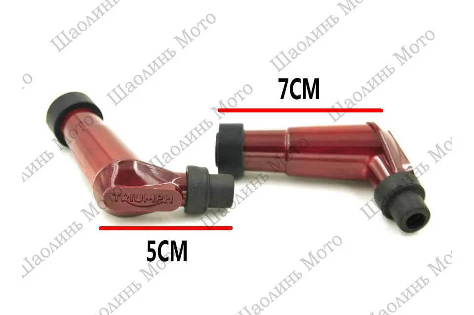 Коричневый triumph Универсальный винтажный колпачок свечи зажигания для JH70 CAFE RACER