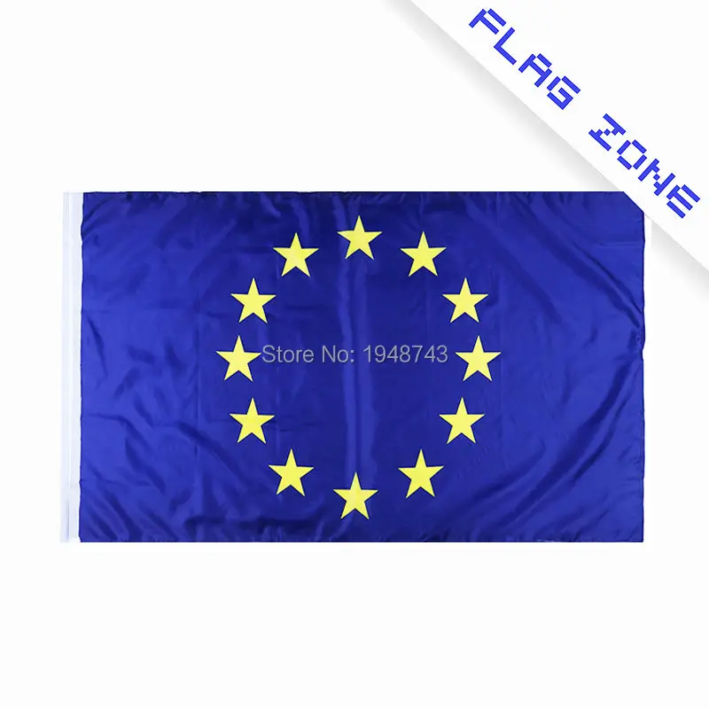 2017 Европейский (Европейский союз) флаг полиэстер 5*3 фута 150*90 см Высокое качество