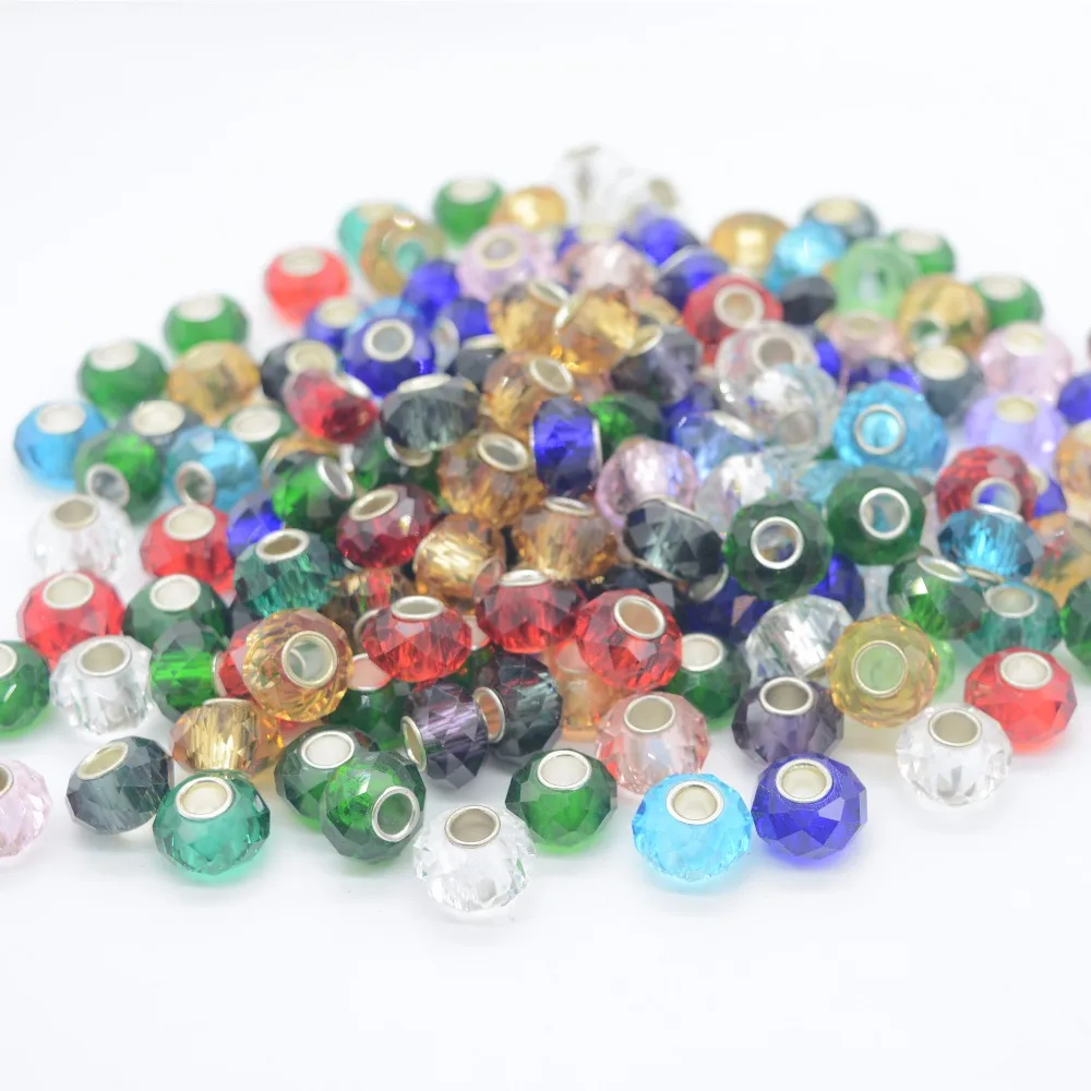 Бусины шармы из муранского стекла 50 шт. js1142|glass beads|european charm beadsmurano glass beads |