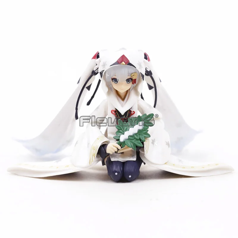 Vocaloid Hatsune Miku Figma EX-045 снег Miku кран жрица вер. ПВХ фигурка Коллекционная модель игрушки куклы