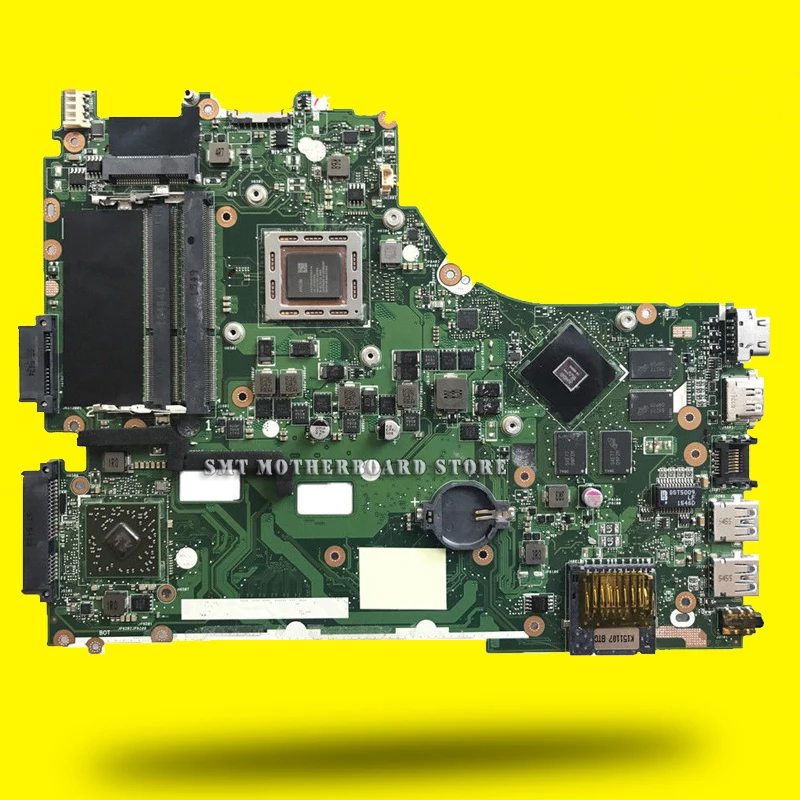 Материнская плата X550ZE A10-7400U LVDS ДЛЯ ASUS X550ZE X550Z K550Z материнская плата для ноутбука X550ZE материнская плата X550ZE тест материнской платы ОК