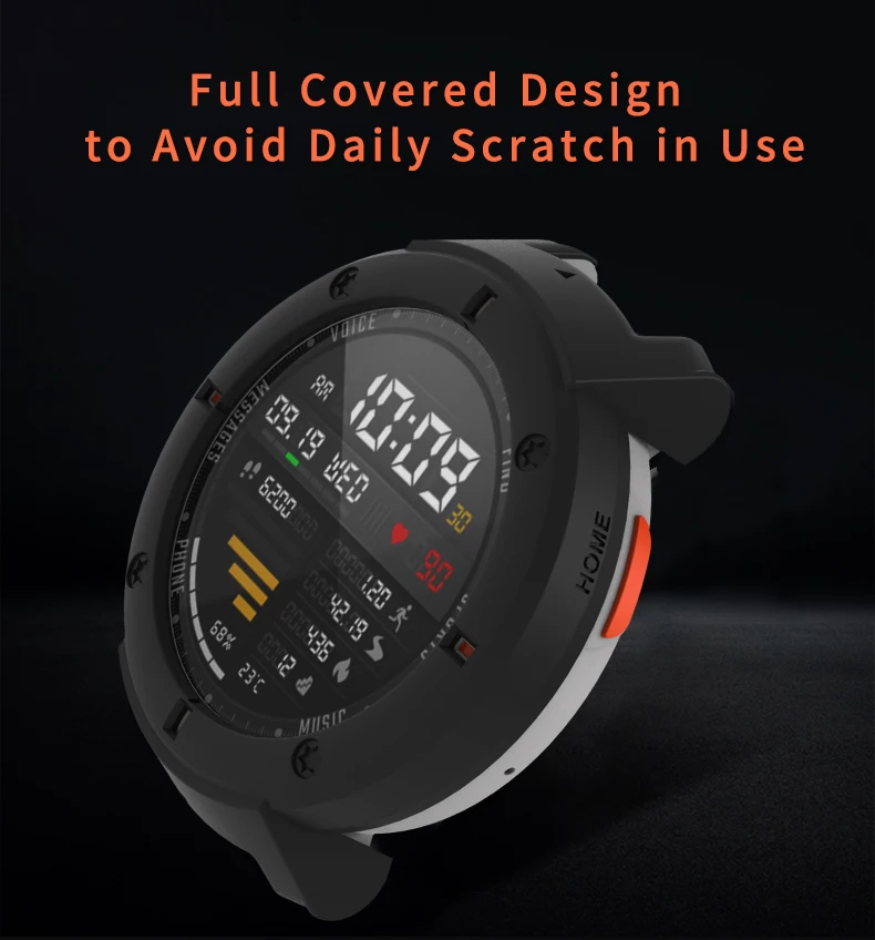 Чехол SIKAI для Amazfit Verge чехол для часов жесткий армированный защитный чехол для Xiaomi Huami Amazfit 3 Verge чехол для часов аксессуары