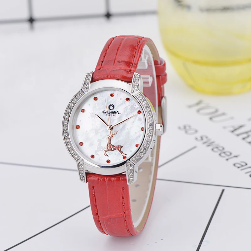Relogio Feminino CASIMA Брендовые женские часы модные водонепроницаемые повседневные
