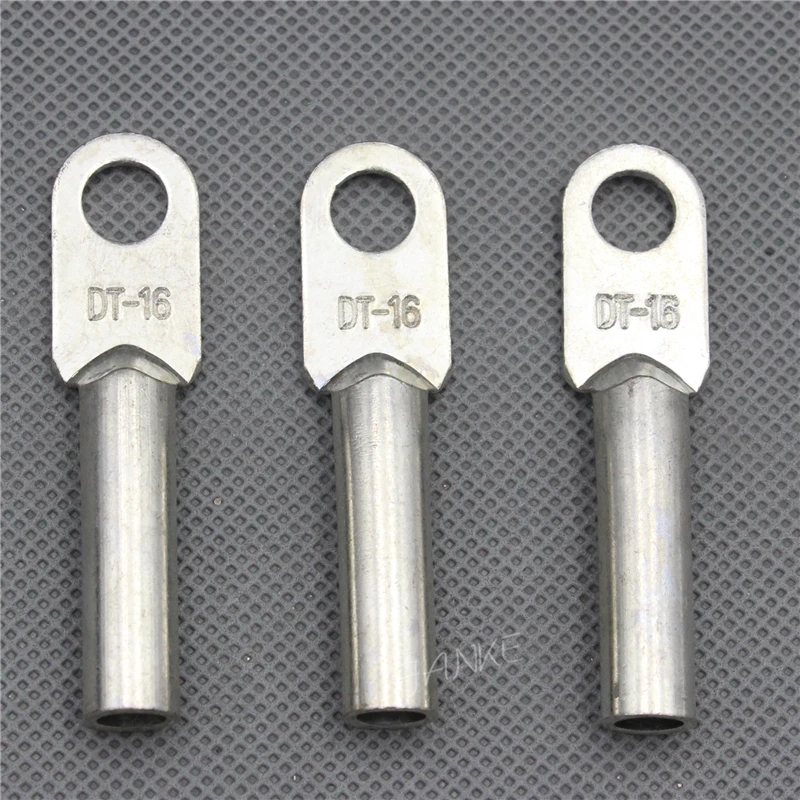 1 шт. DT 16 16mm2 кабельный наконечник клеммный разъем с медным покрытием оловянный
