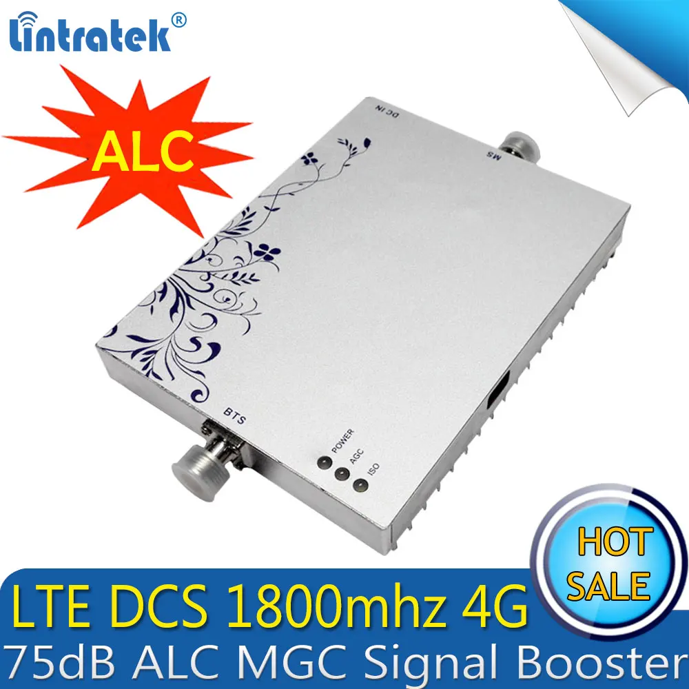 

Lintratek LTE DCS 1800MHz 4G ALC celullar signal Repeater gsm 1800 umts lte 1800 cellphone signal booster With 4G Antenna