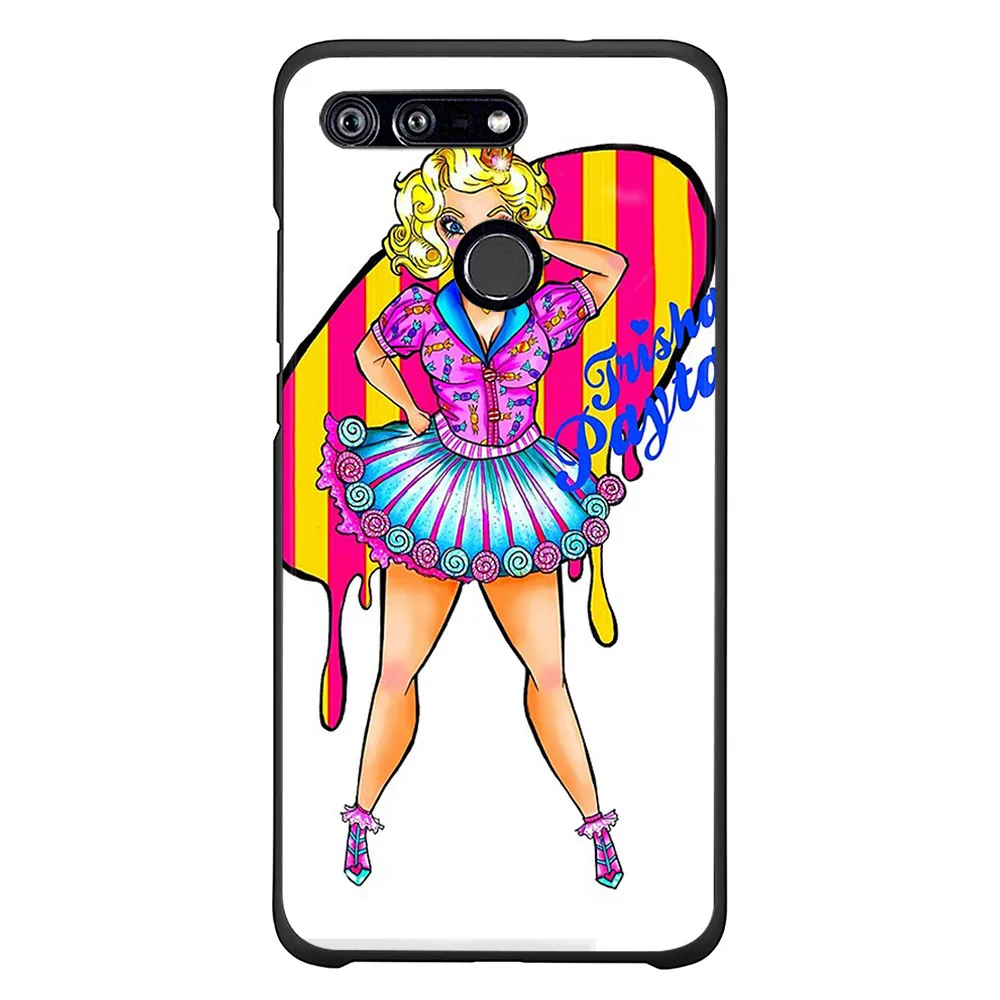 Soft Silicone TPU Phone Cover Back Protective for Honor 8x Case Black Printed Huawei 6A 7A Pro 7X Cases |