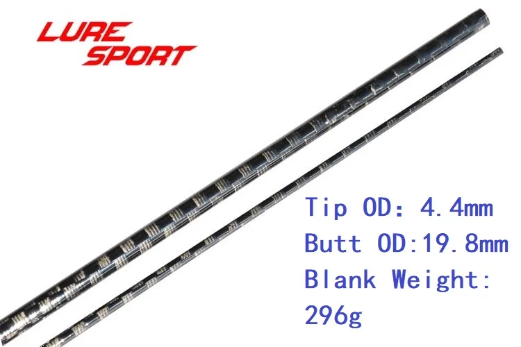 LureSport 3 м 2 секции 12 к тканые Toray карбоновые пустые стержни строительный компонент для серфинга лодка ремонт стержней DIY аксессуары