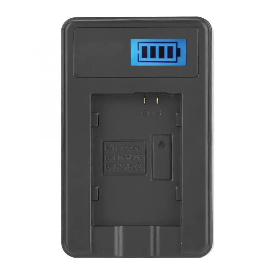 BP 808 зарядное устройство мини USB зарядка с ЖК экраном для Canon 827/809/819