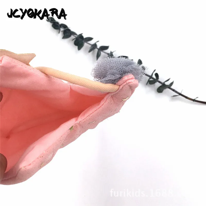 Jcyokara маленьких Обувь для девочек Bling Корона портмоне кружевное платье с