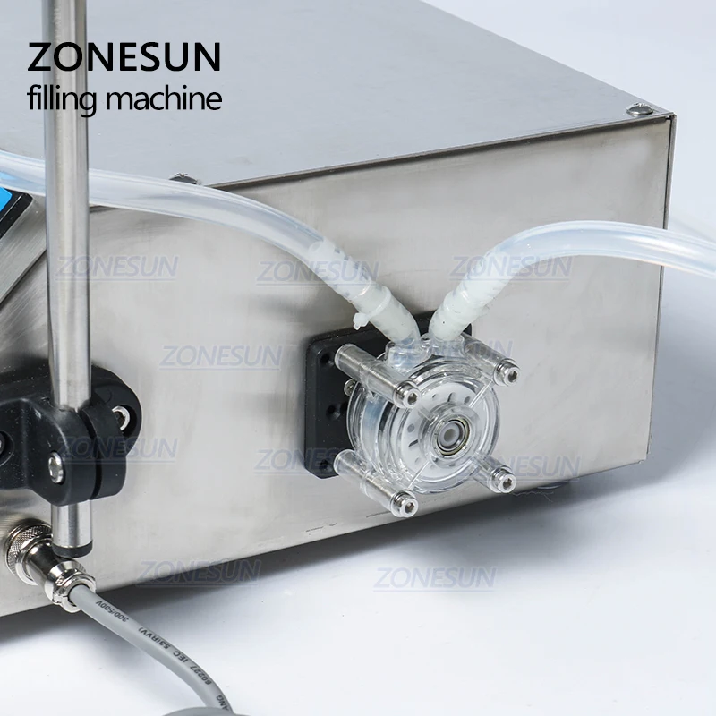 ZONESUN Перистальтический наполнитель для бутылки воды полуавтоматический жидкий