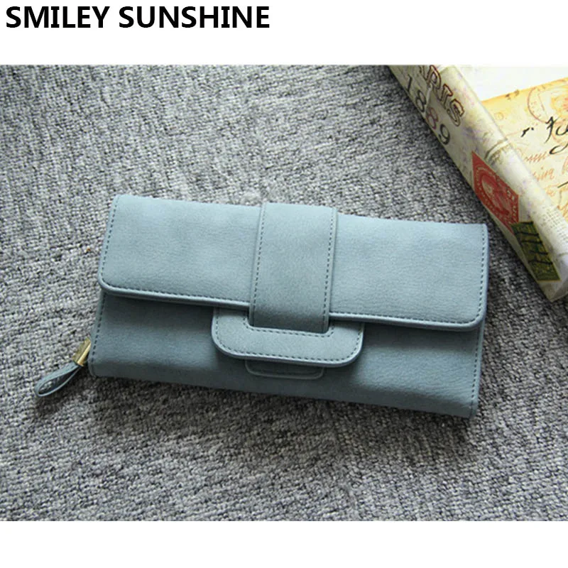 Женский кошелек SMILEY SUNSHINE Длинный высокого качества с отделением для карт | Багаж