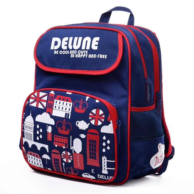 Русский Обувь для девочек мальчиков delune Школьные ранцы розовый голубой