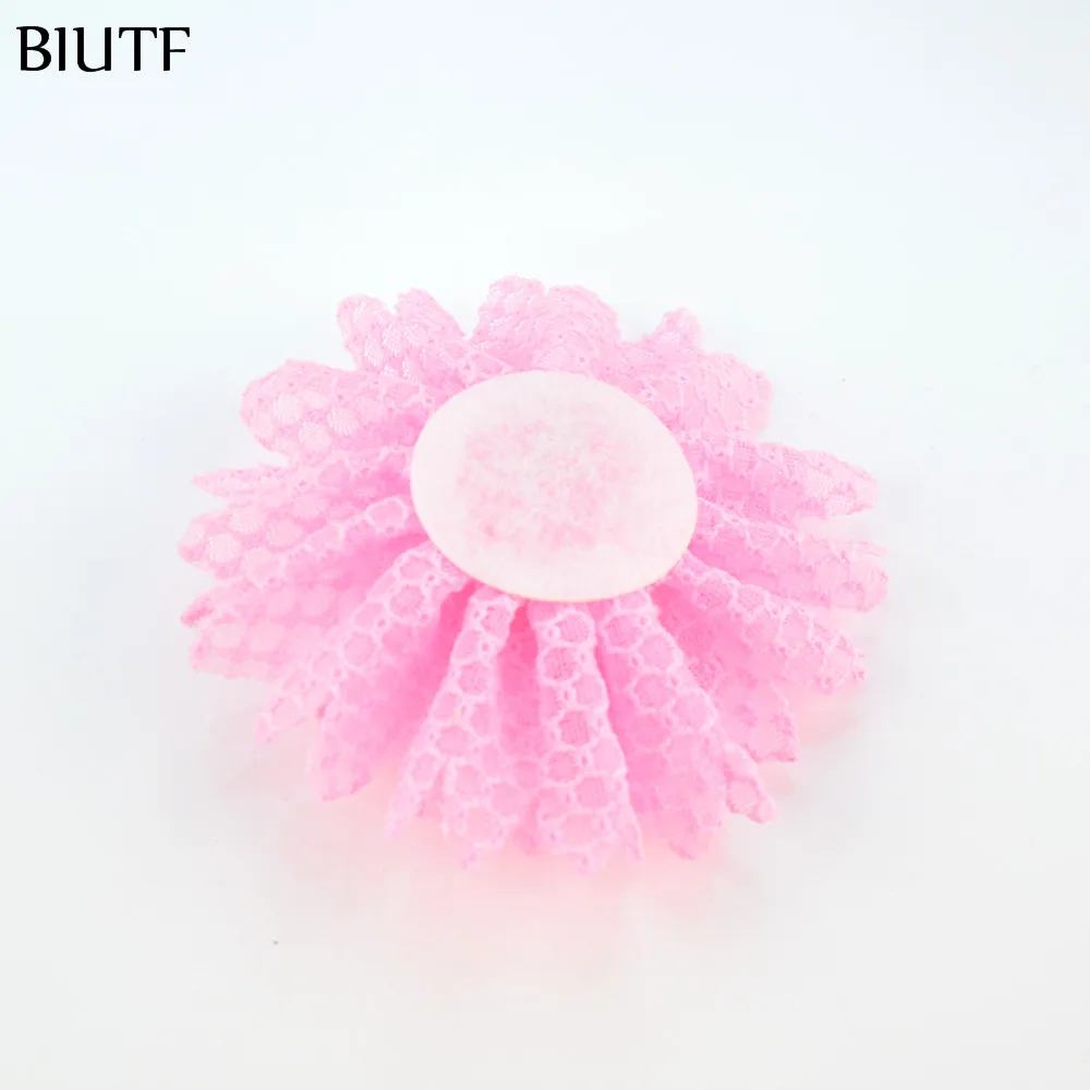 Новый милый головной убор кружевные аксессуары в виде подсолнуха для одежды