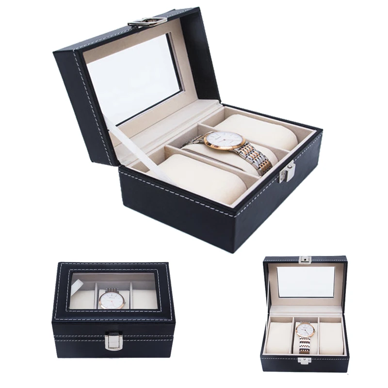 2019 новый корпус корпуса часов с 3 решетками для оболочка коробка дисплей