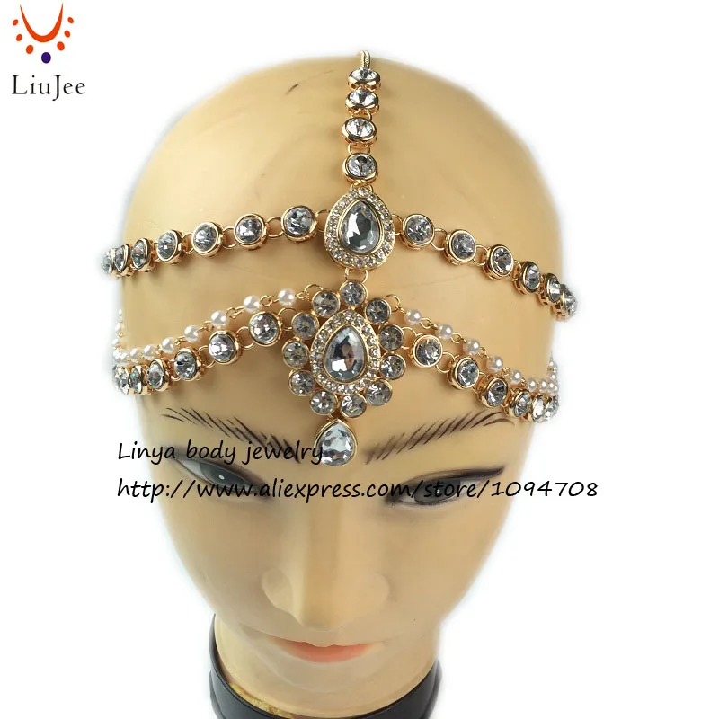 Свадебная цепочка для волос в богемном стиле украшение бохо|wedding bridal|matha pattihead chain |