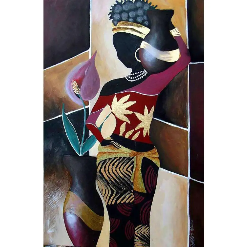 

Abstract painting Dancers African woman Spanish art canvas oil paintings hand-painted