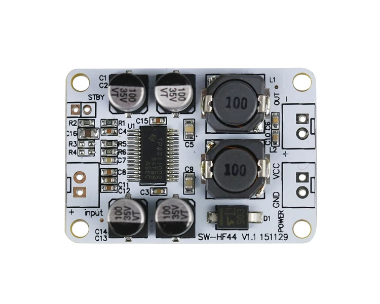 Ghxamp TPA3110 30 Вт PBTL моно цифровой усилитель доска для 4OHM 6. 8 Ом 30 Вт динамик DC8~ 26 в